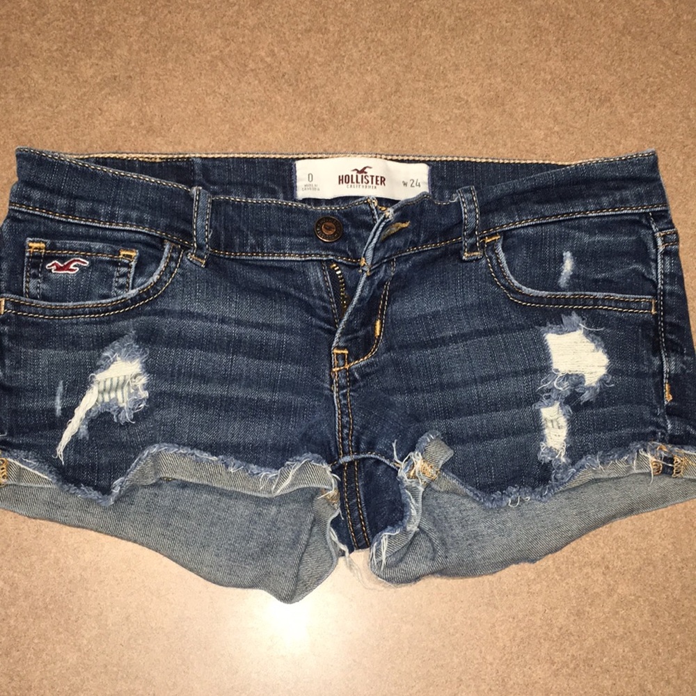 Hollister jean shorts